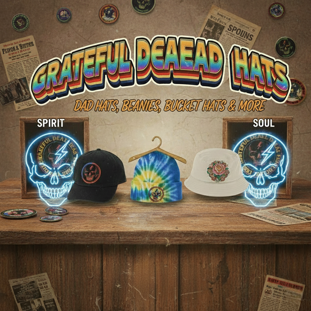 Grateful Dead Hats Collection – Dad Hats, Beanies, Bucket Hats, Steal Your Face